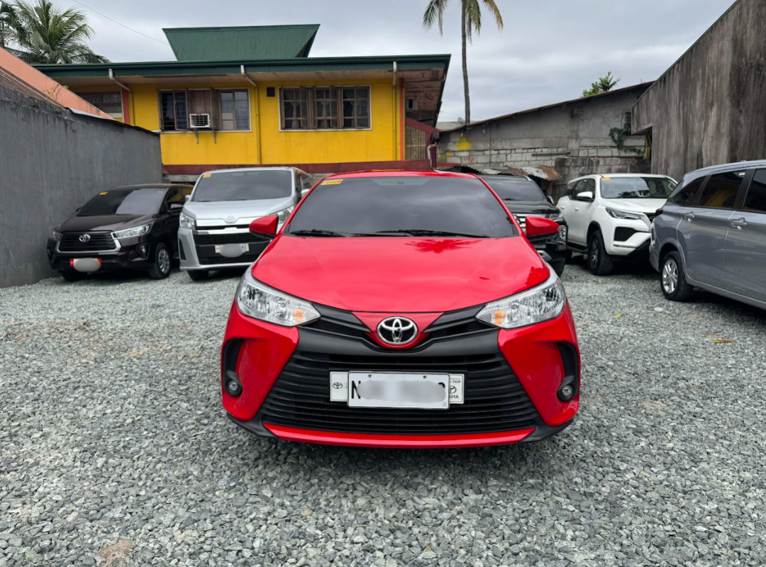 Toyota Vios Red Front for Rent in Marikina City